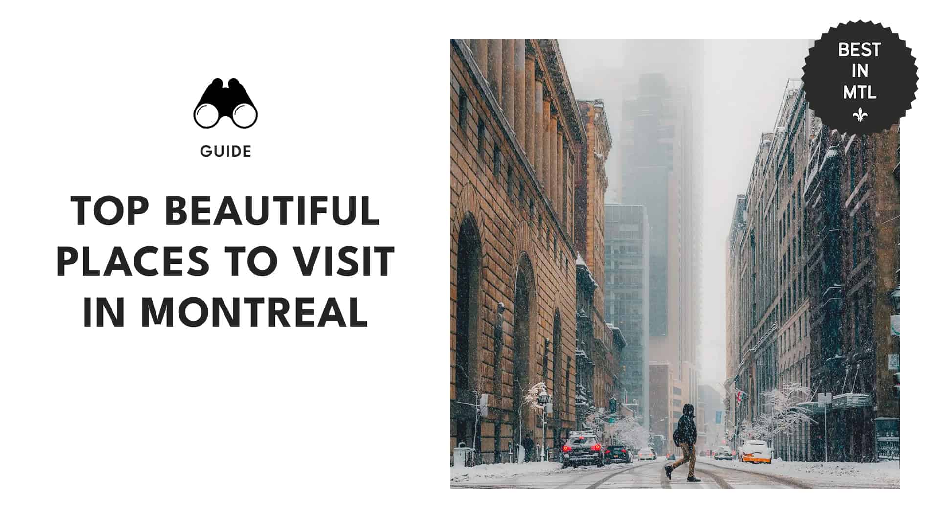 Aesthetic adventures What are the top beautiful places to visit in Montreal