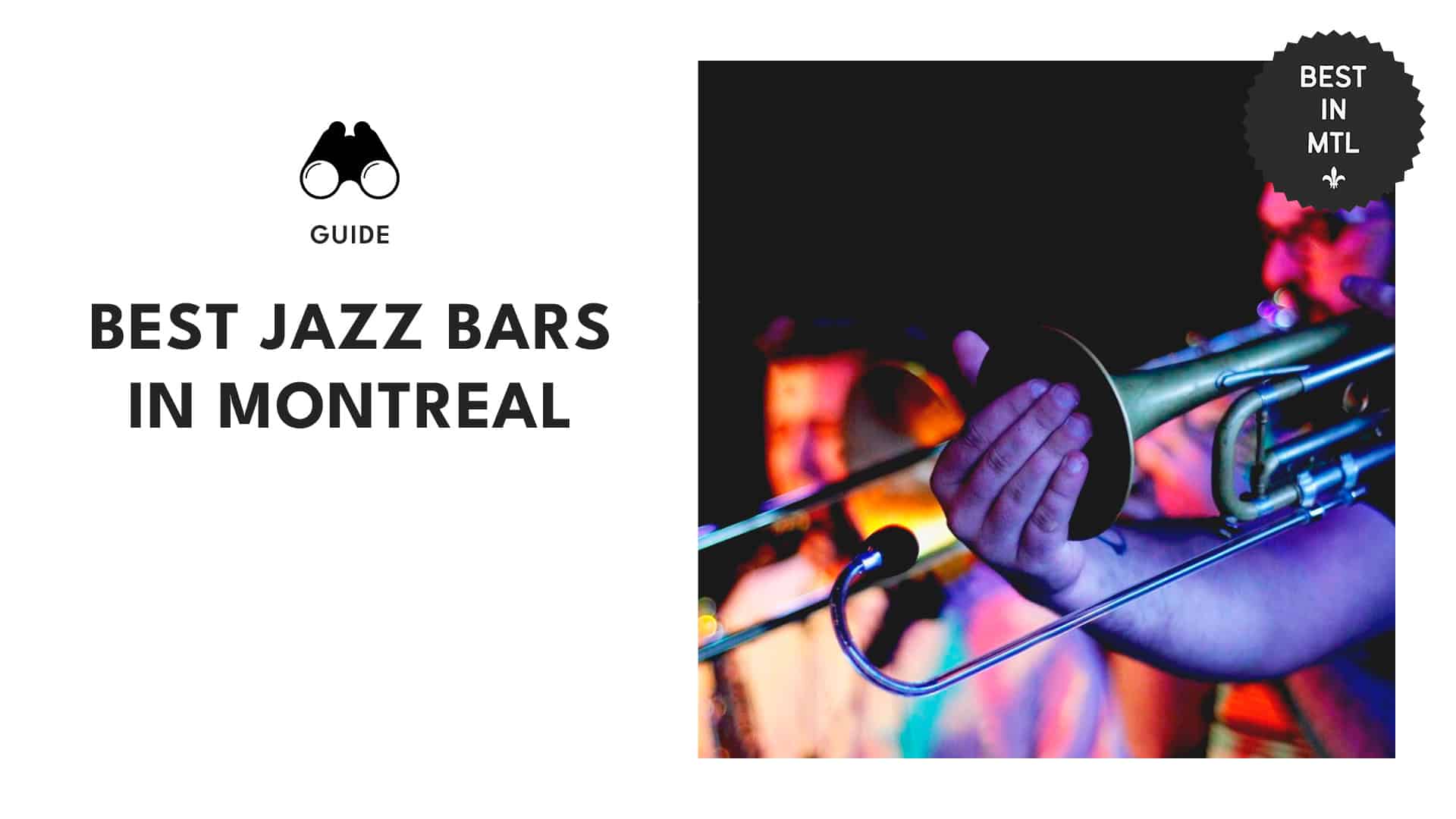 Sax in the city What are the best jazz bars in Montreal
