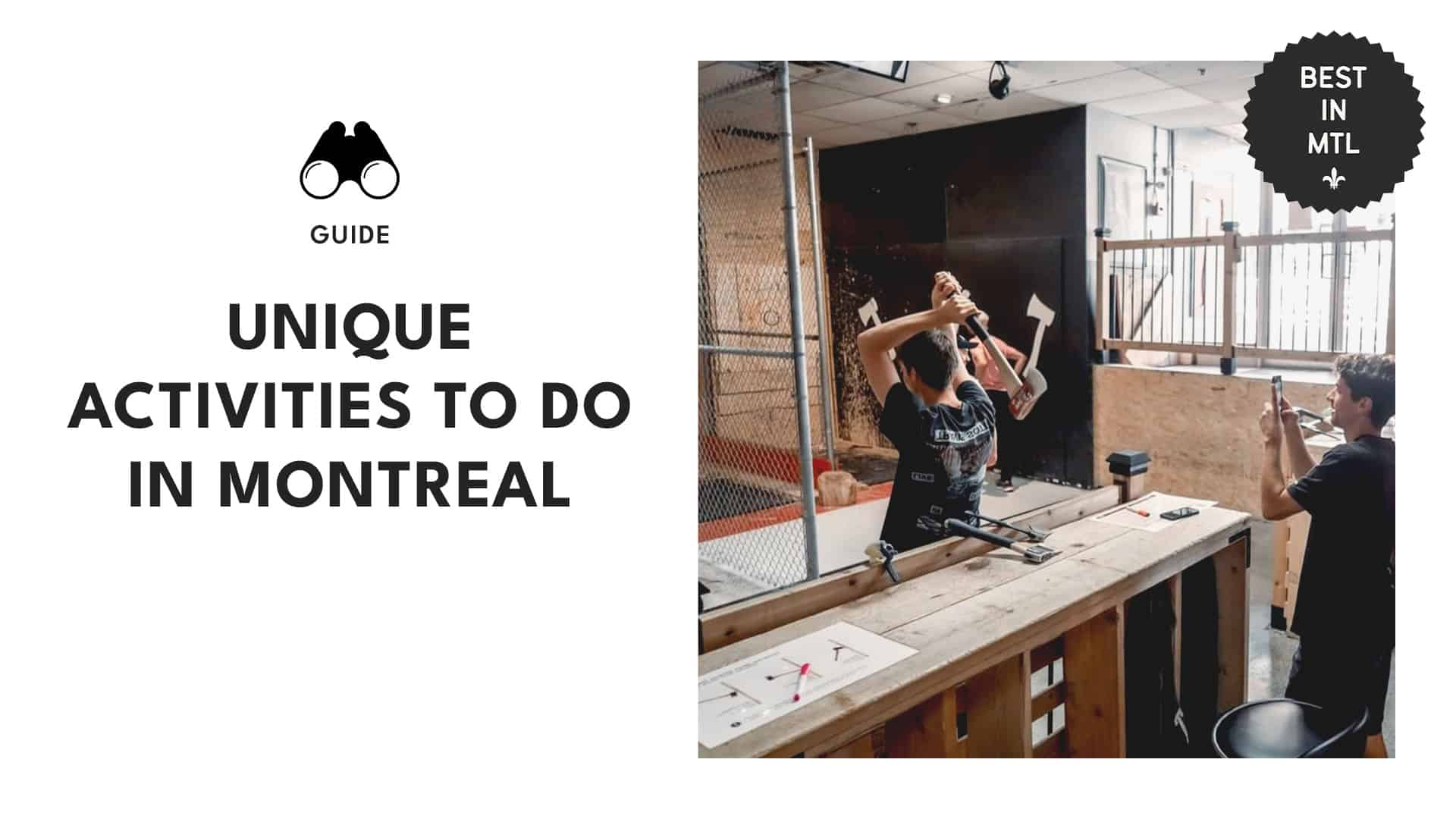 Shake up your trip with the top unique activities to do in Montreal