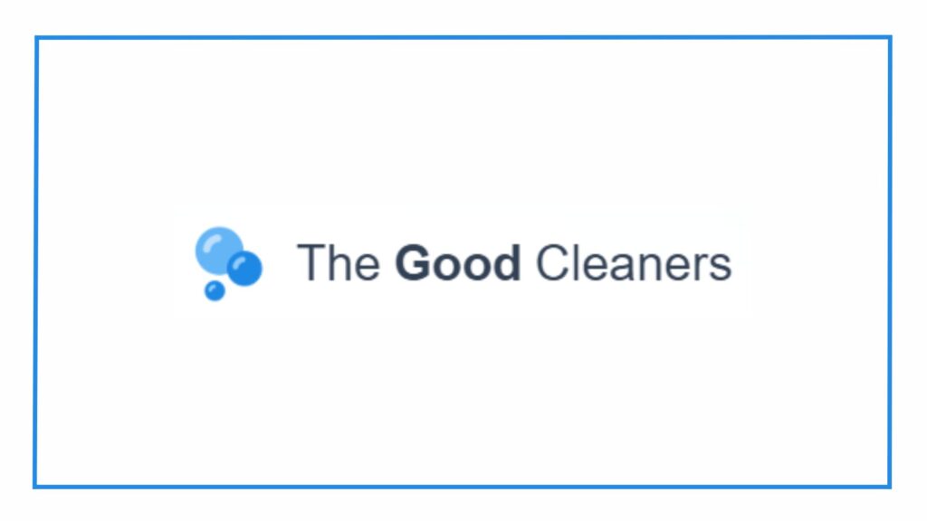 the good cleaners logo
