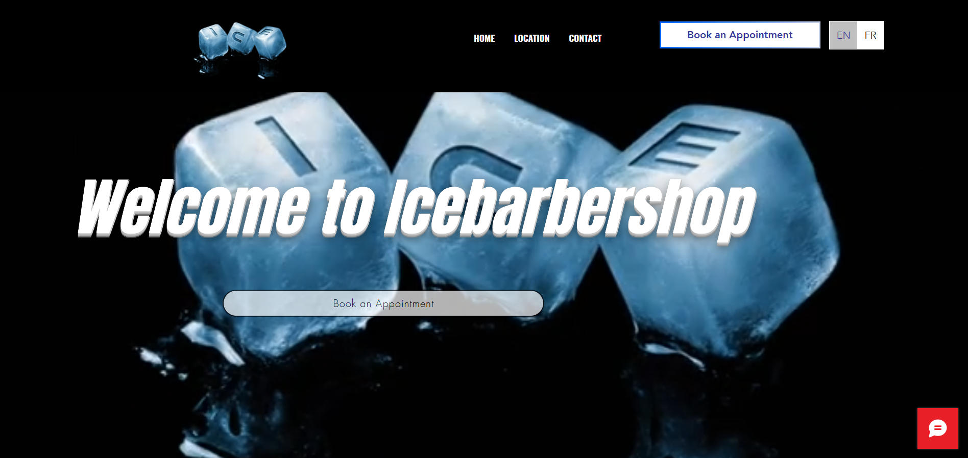 ice barbershop homepage