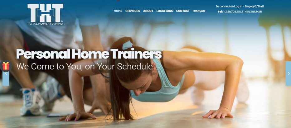 total home training homepage