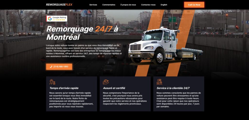 remorquage flex homepage