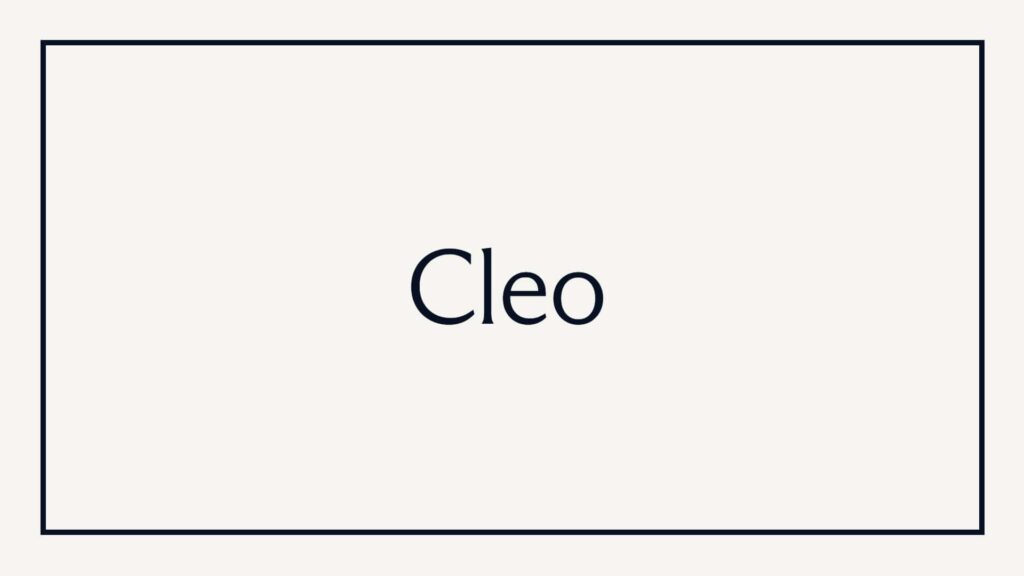 cleo-cremation