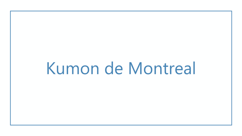 kumon-de-montreal